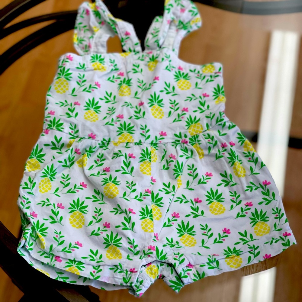 Janie & Jack Baby Girl Shorts Jump Suit.